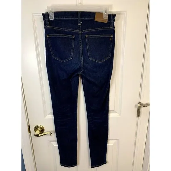 Madewell 9" Midrise Skinny Jeans Size 26 - Picture 2 of 8